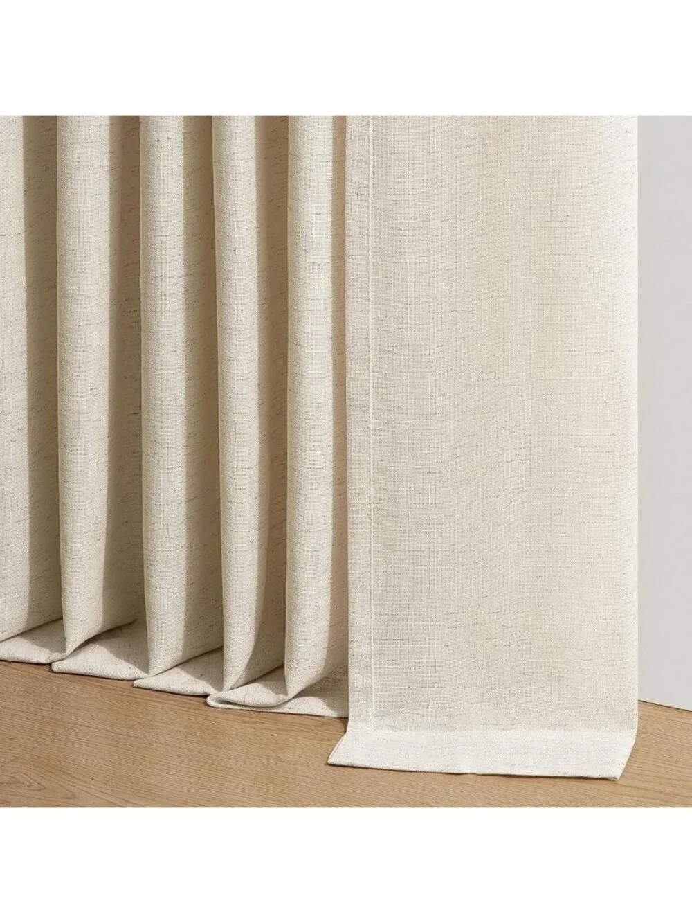 Elegant Semi-Sheer Linen Curtains 102